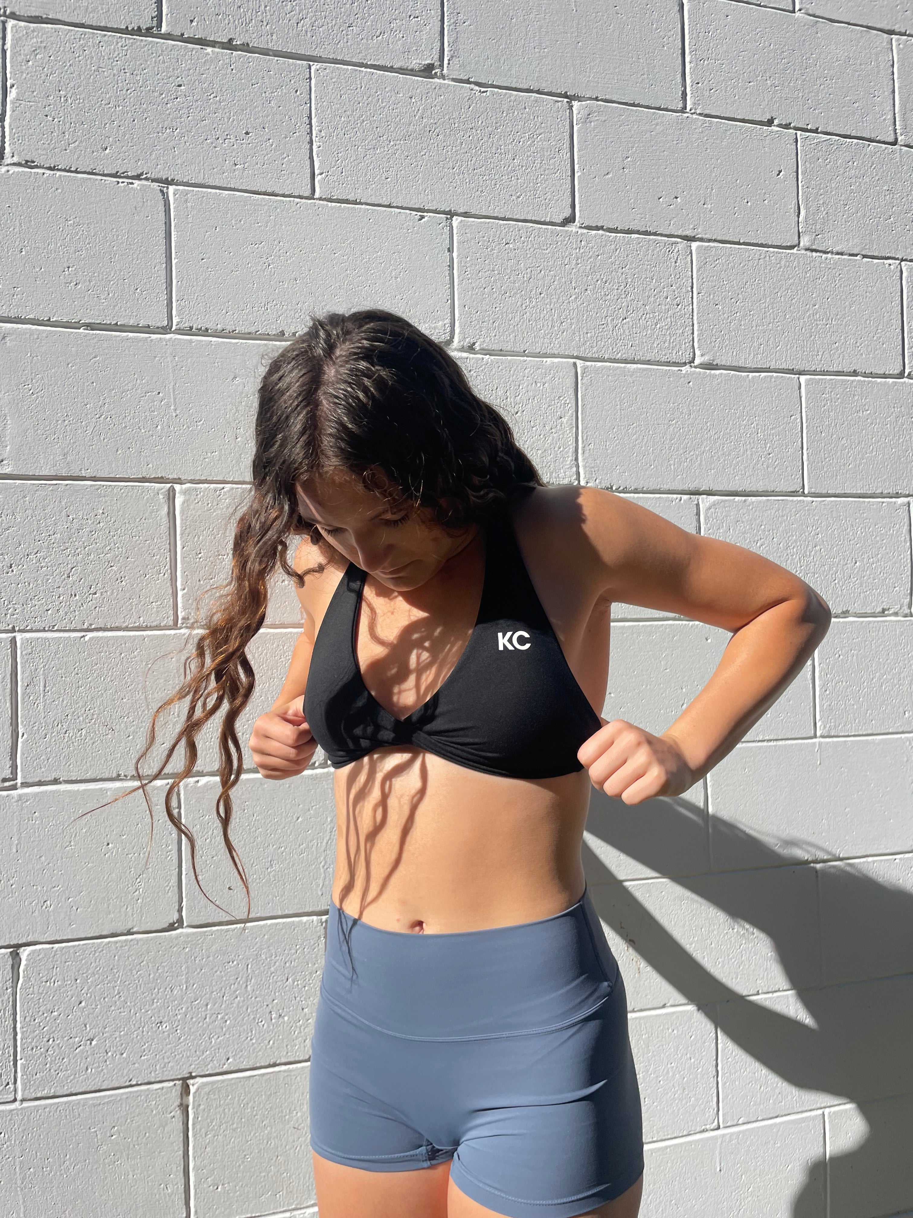 Jet Black - KC Essential Twist Top 2