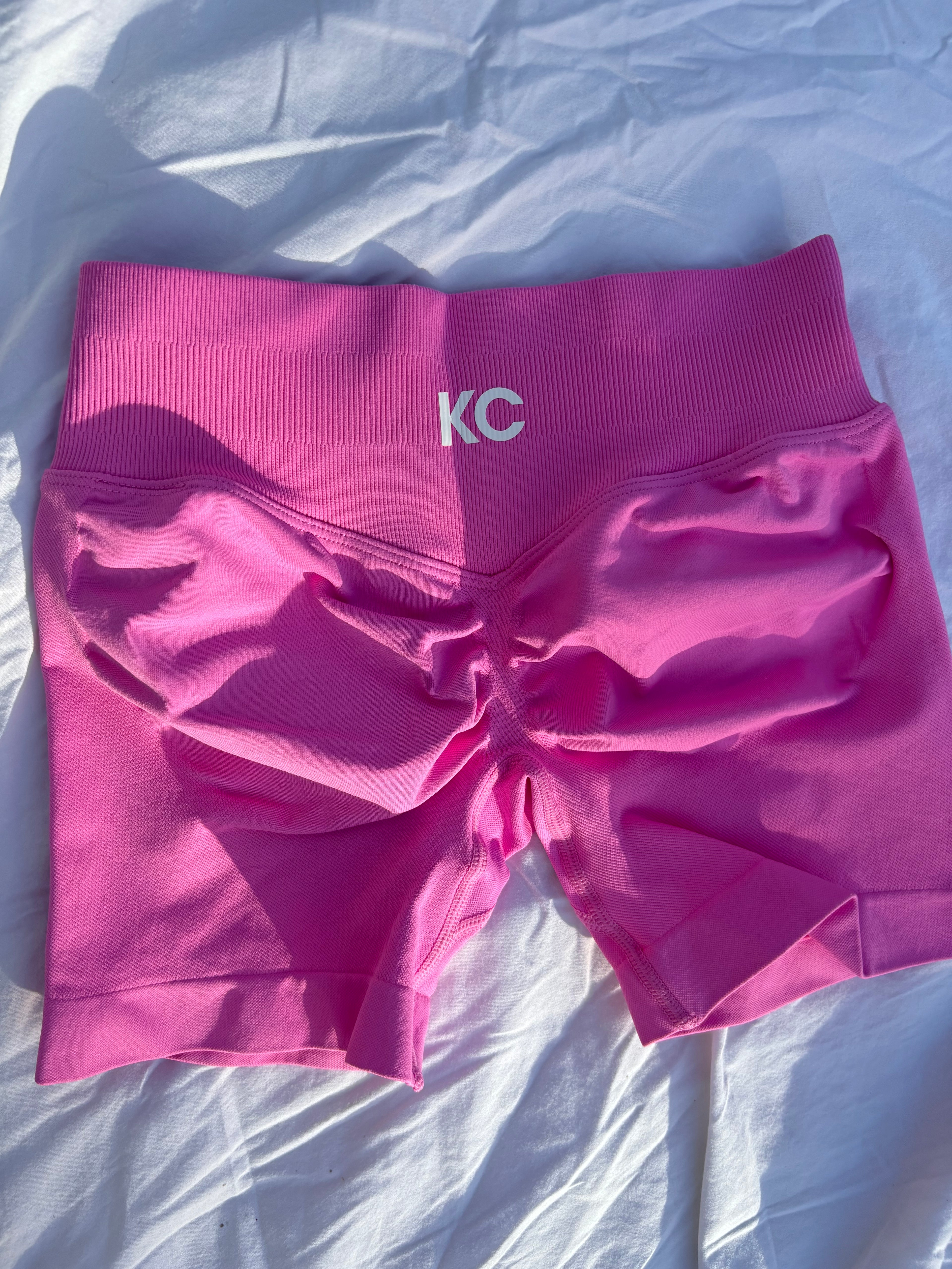 Hot Pink - Elevate Scrunch Shorts